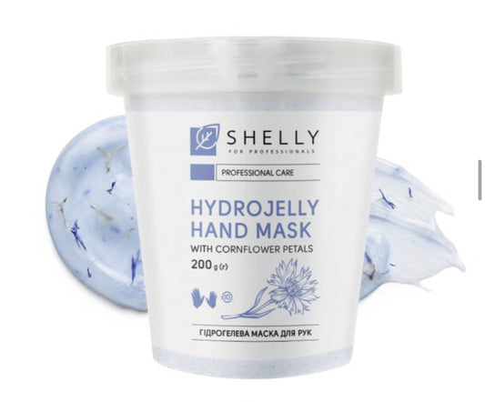 Hydrogel hand mask with cornflower petals Shelly 200 g
