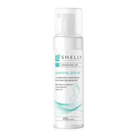 Foaming shampoo for feet with urea, allantoin and eucalyptus extract Shelly 170 ml