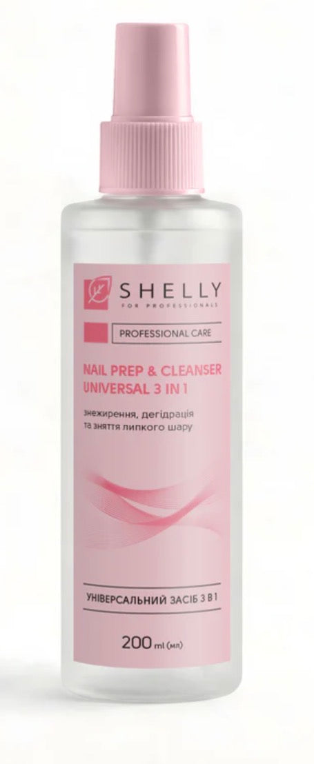 Universal nail prep & cleanser 3 in 1 Shelly 200 ml